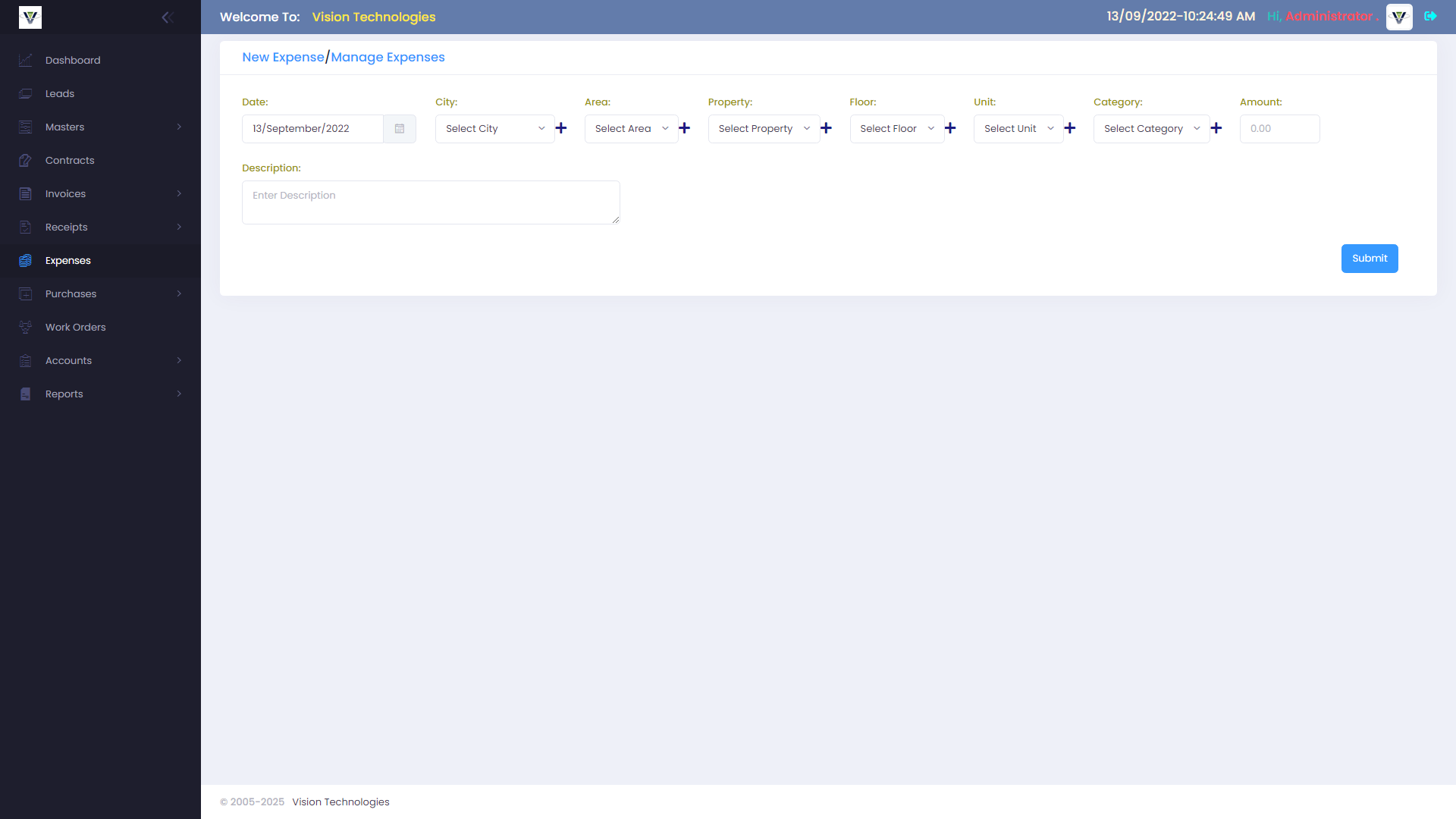 Dashboard Screenshot