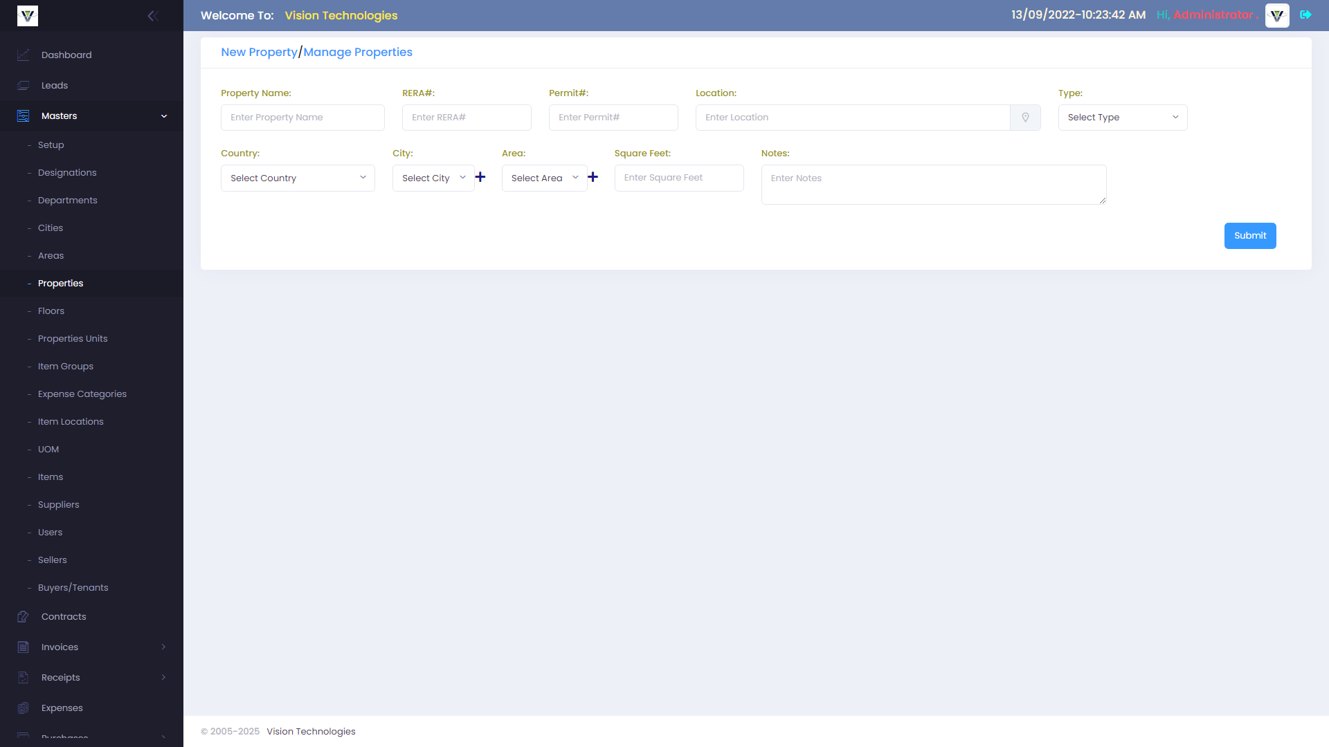 Dashboard Screenshot