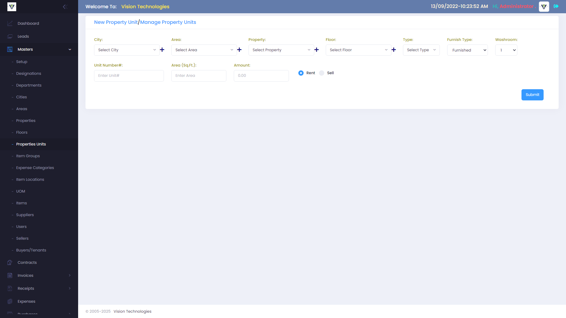Dashboard Screenshot